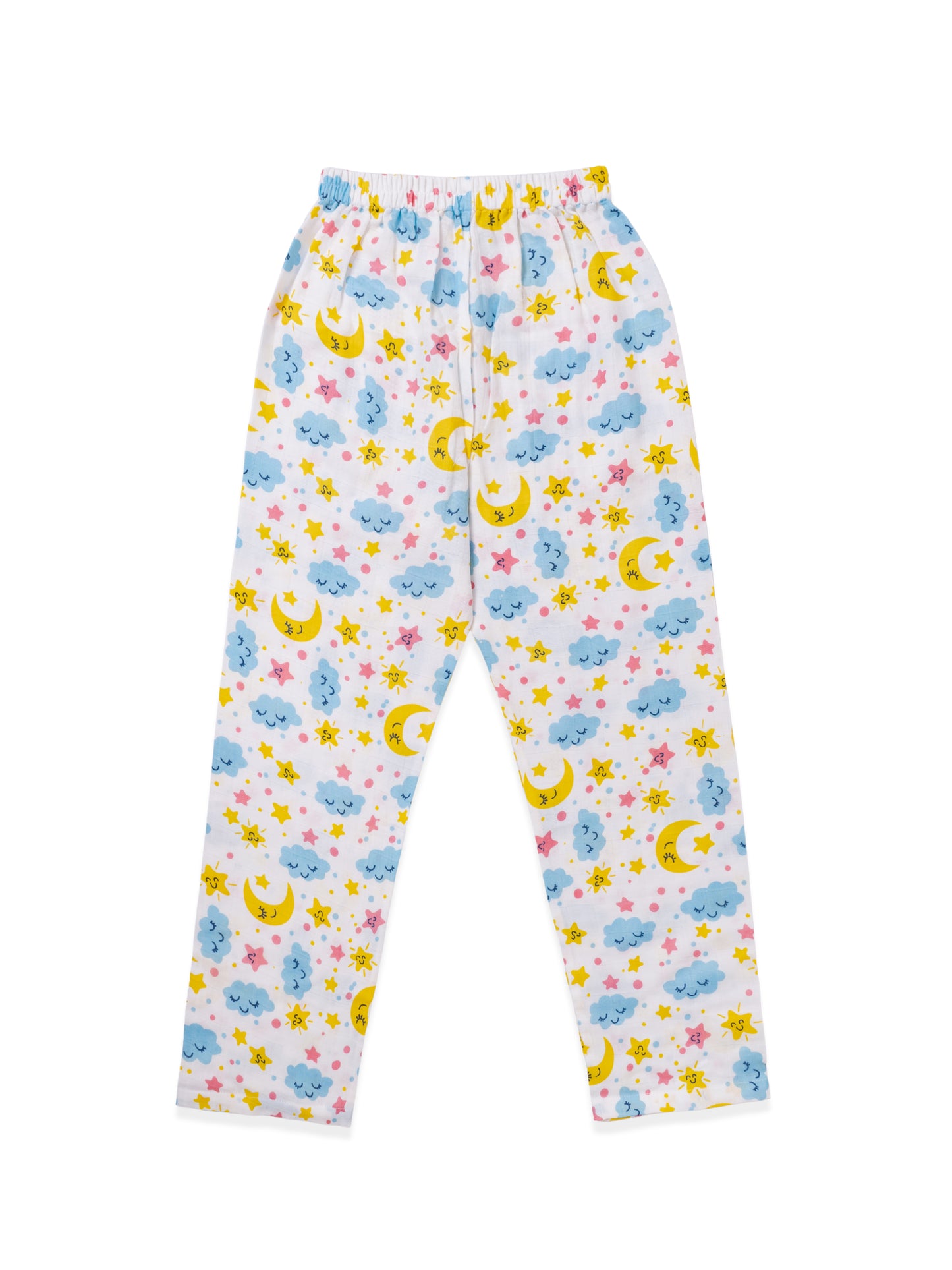 Koala kidz Muslin Cotton Nightsuit - Dreamy Skies