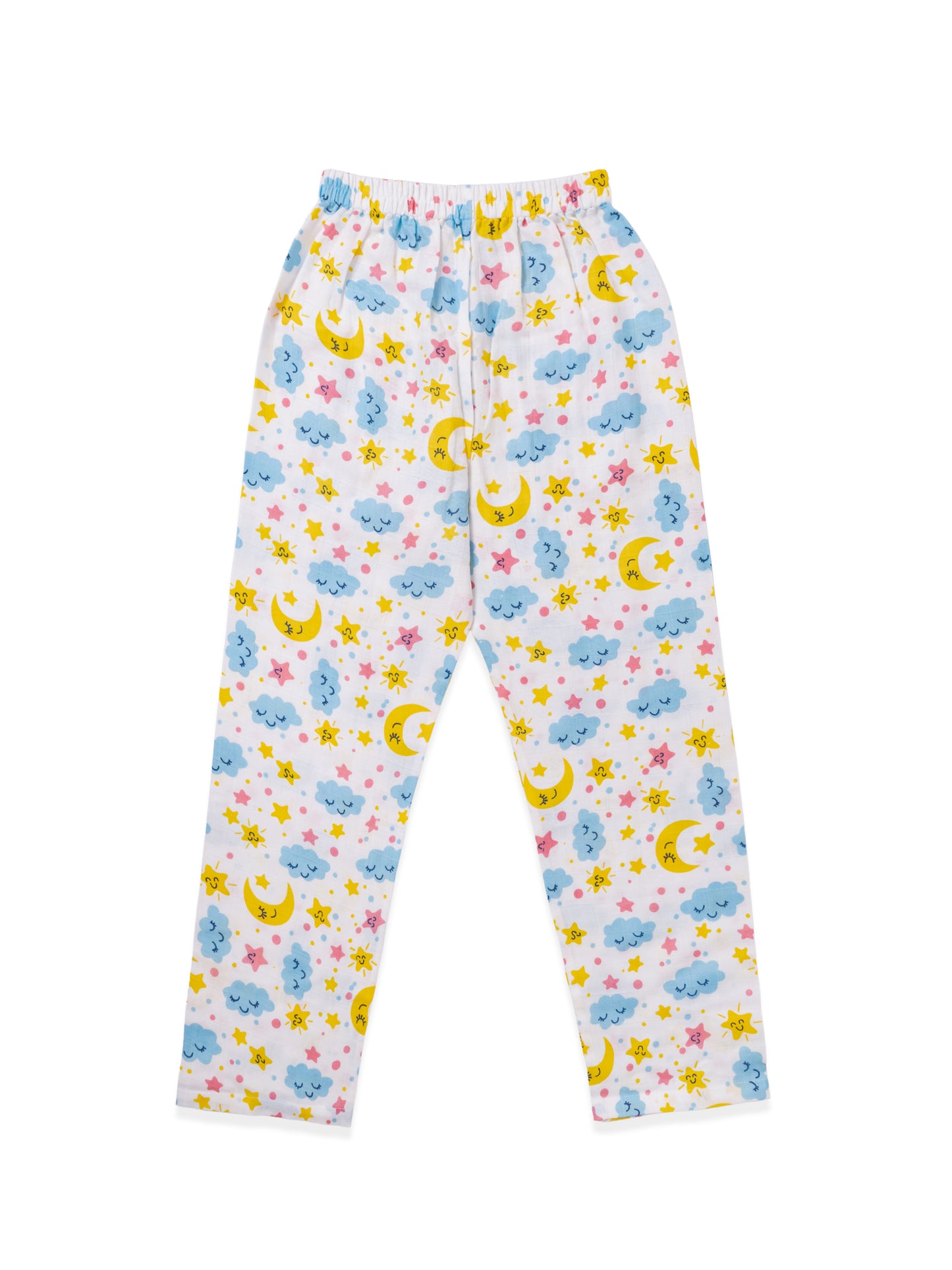 Koala kidz Muslin Cotton Nightsuit - Dreamy Skies