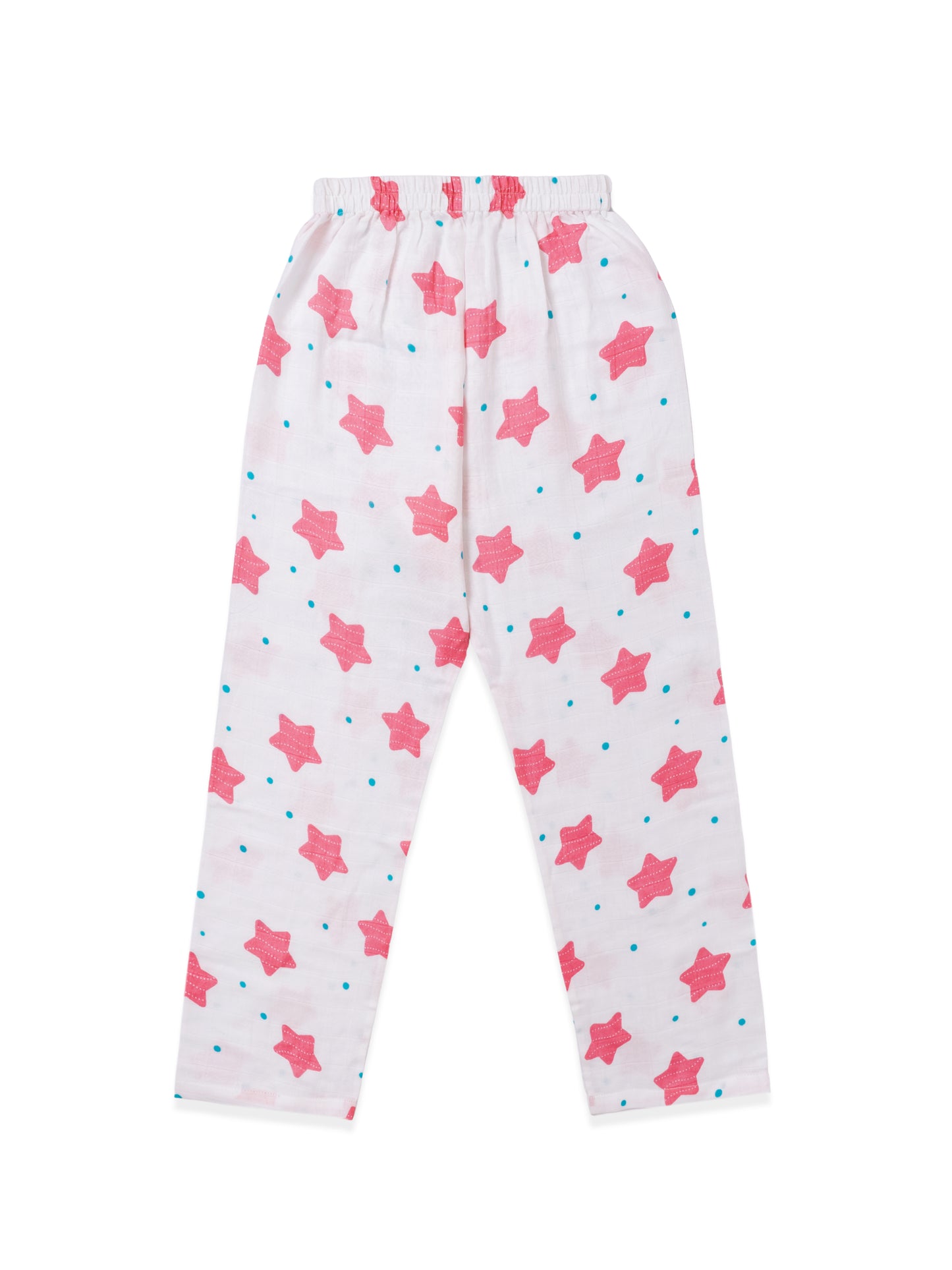 Koala Kidz Muslin Cotton Nightsuit- Starry Dreams