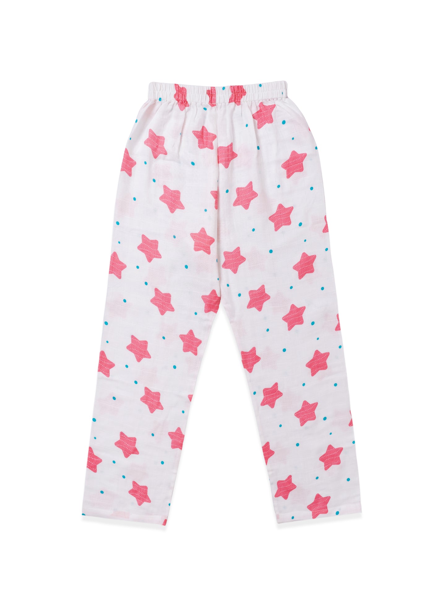 Koala Kidz Muslin Cotton Nightsuit- Starry Dreams