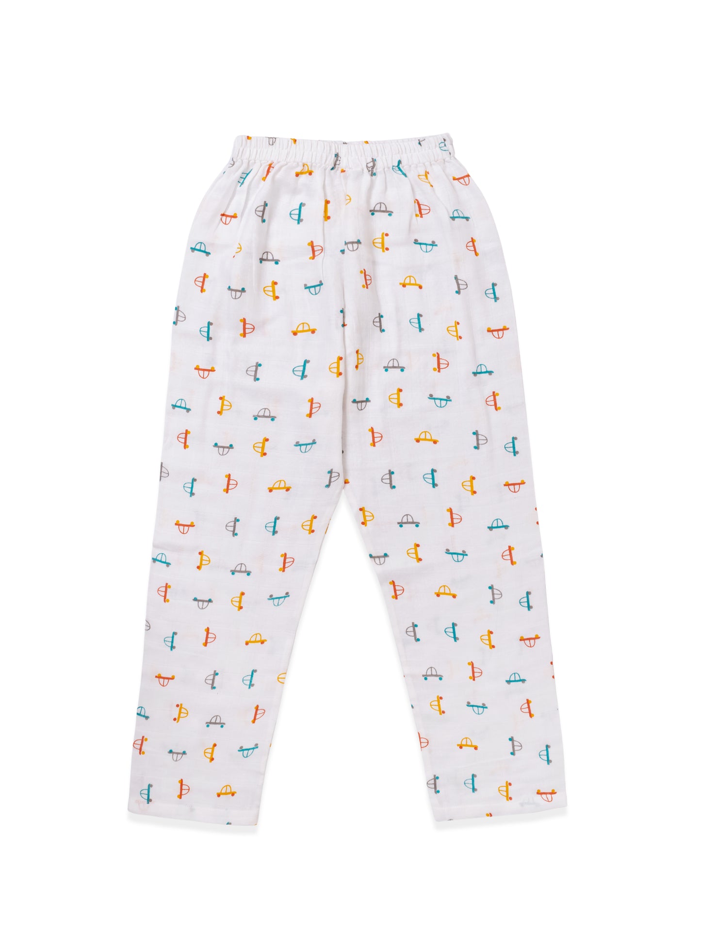 Koala Kidz Muslin Cotton Nightsuit - Hot Wheels