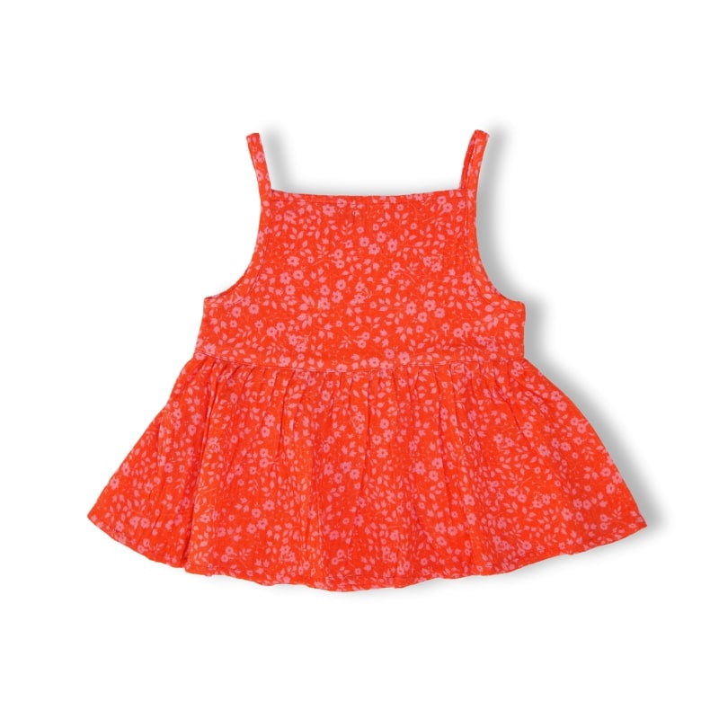 Koala Bright Floral Print Peplum Top