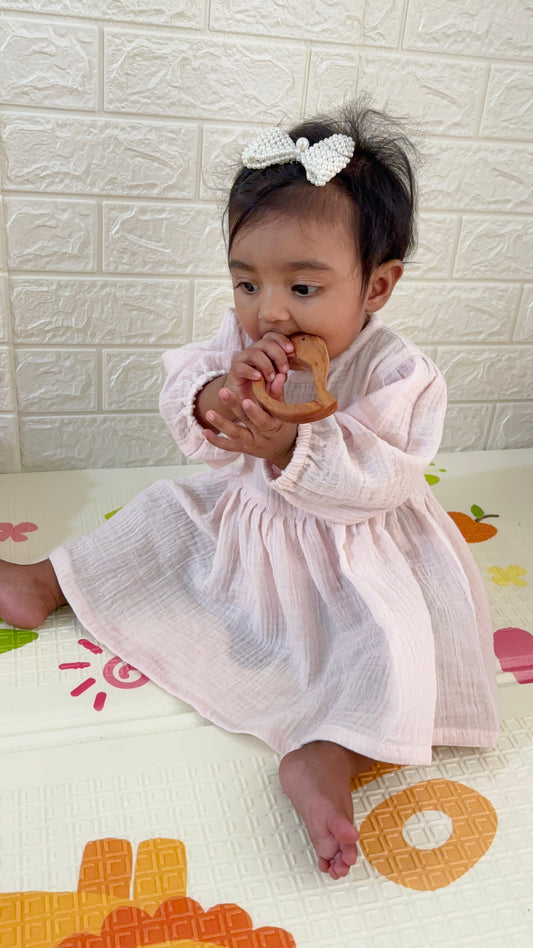 Koala Girls pink Fit And Flare Dress