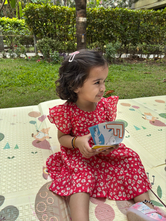 Koala Cherry Blossom Ruffle Dress