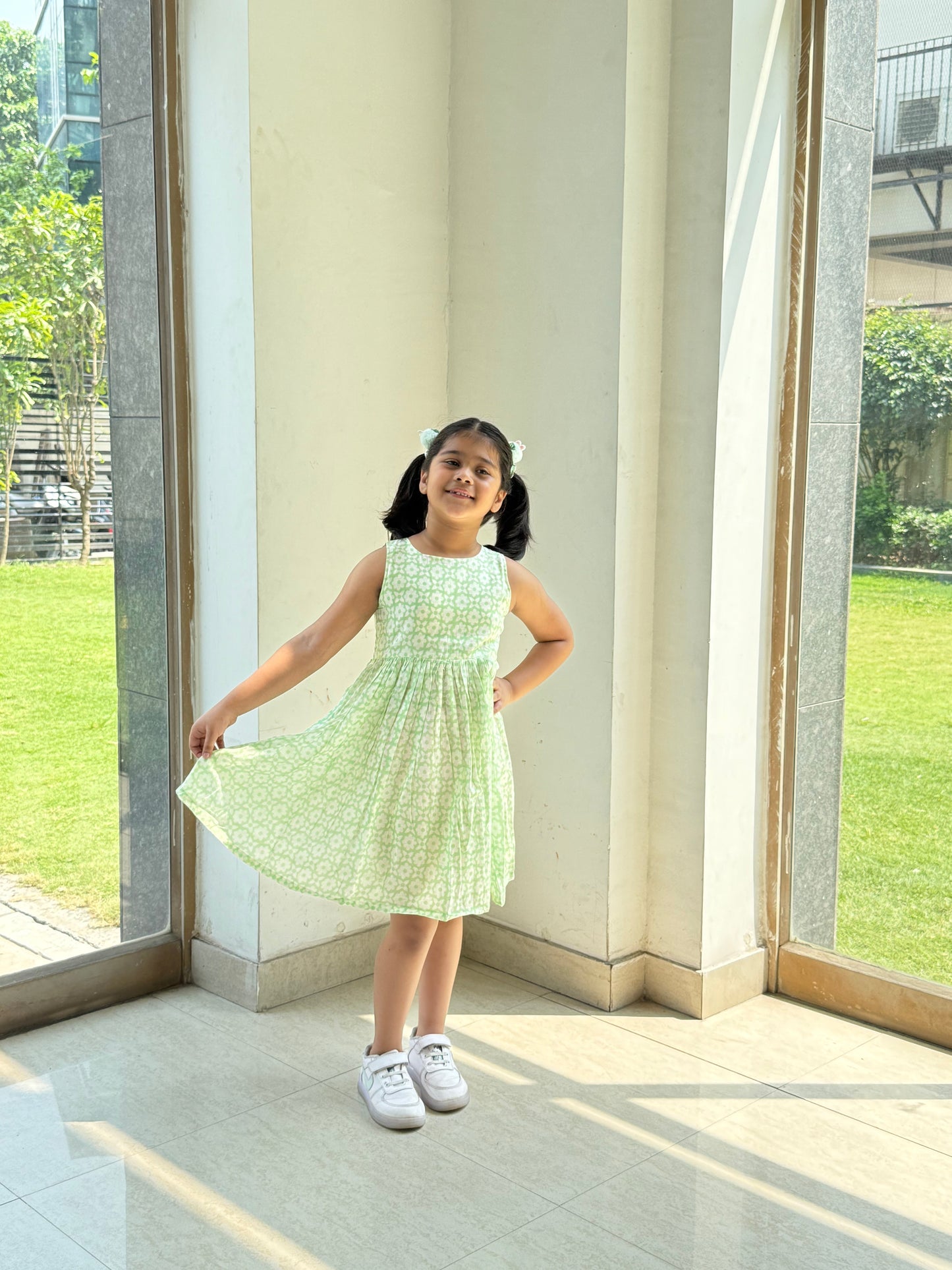 Koala Mint Blossom Twirl Dress