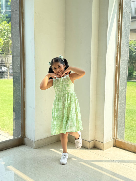 Koala Mint Blossom Twirl Dress