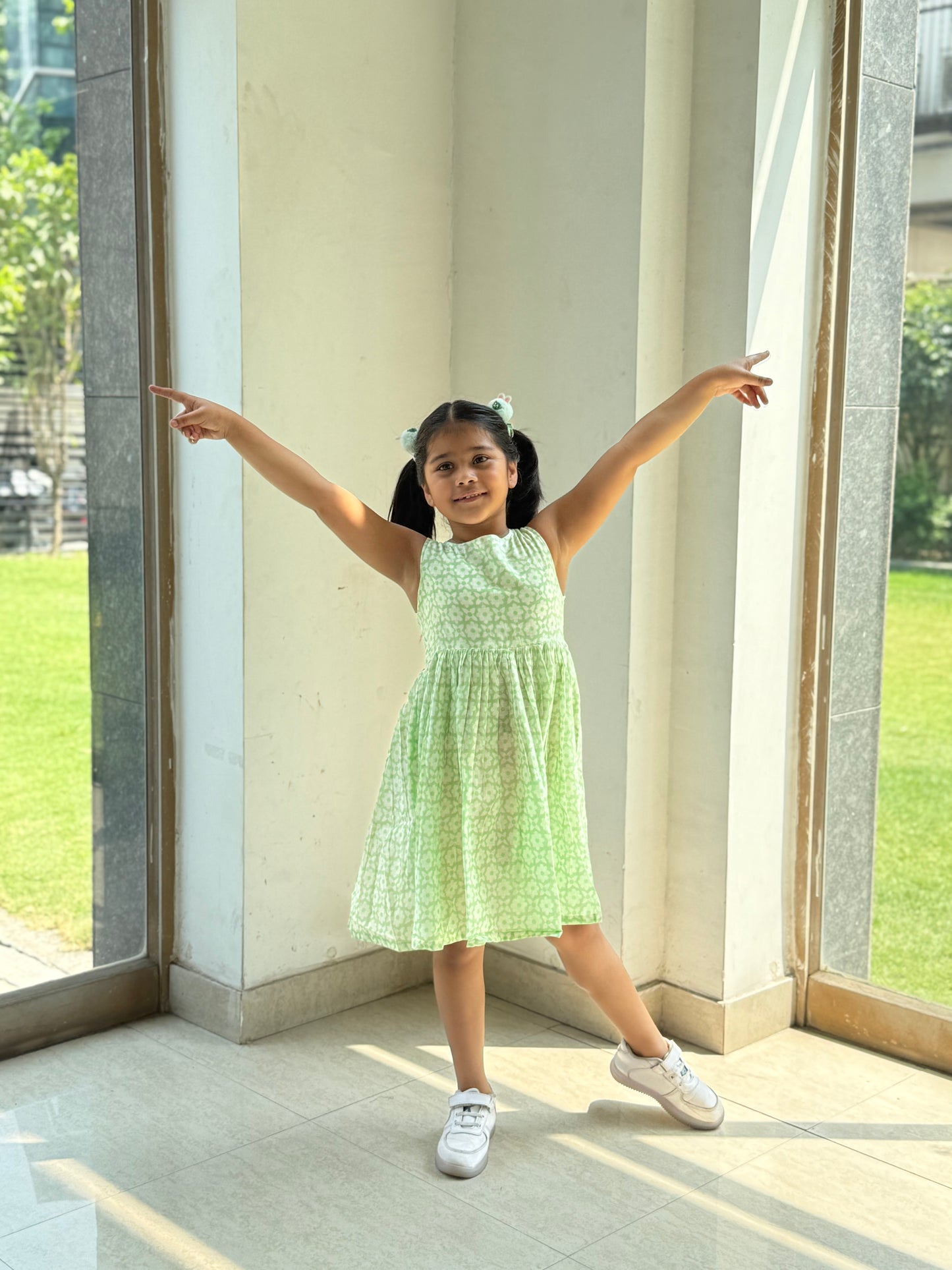 Koala Mint Blossom Twirl Dress