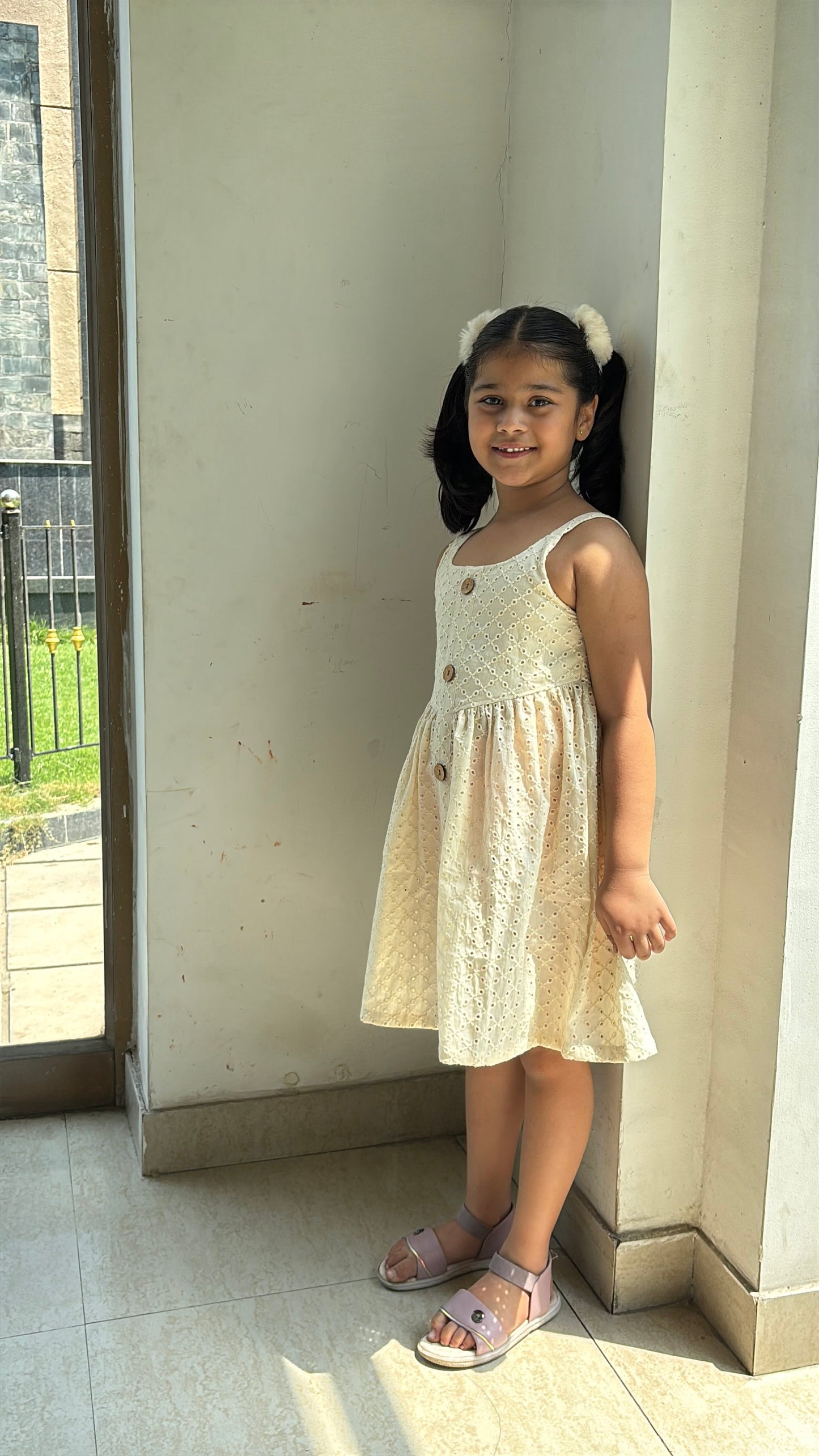 Blossom Charm Button Dress