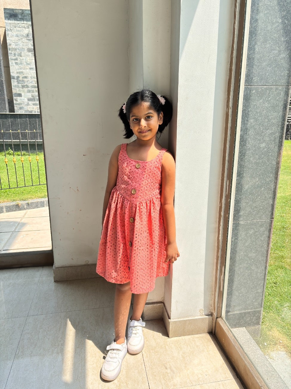 Blossom Charm Button Dress