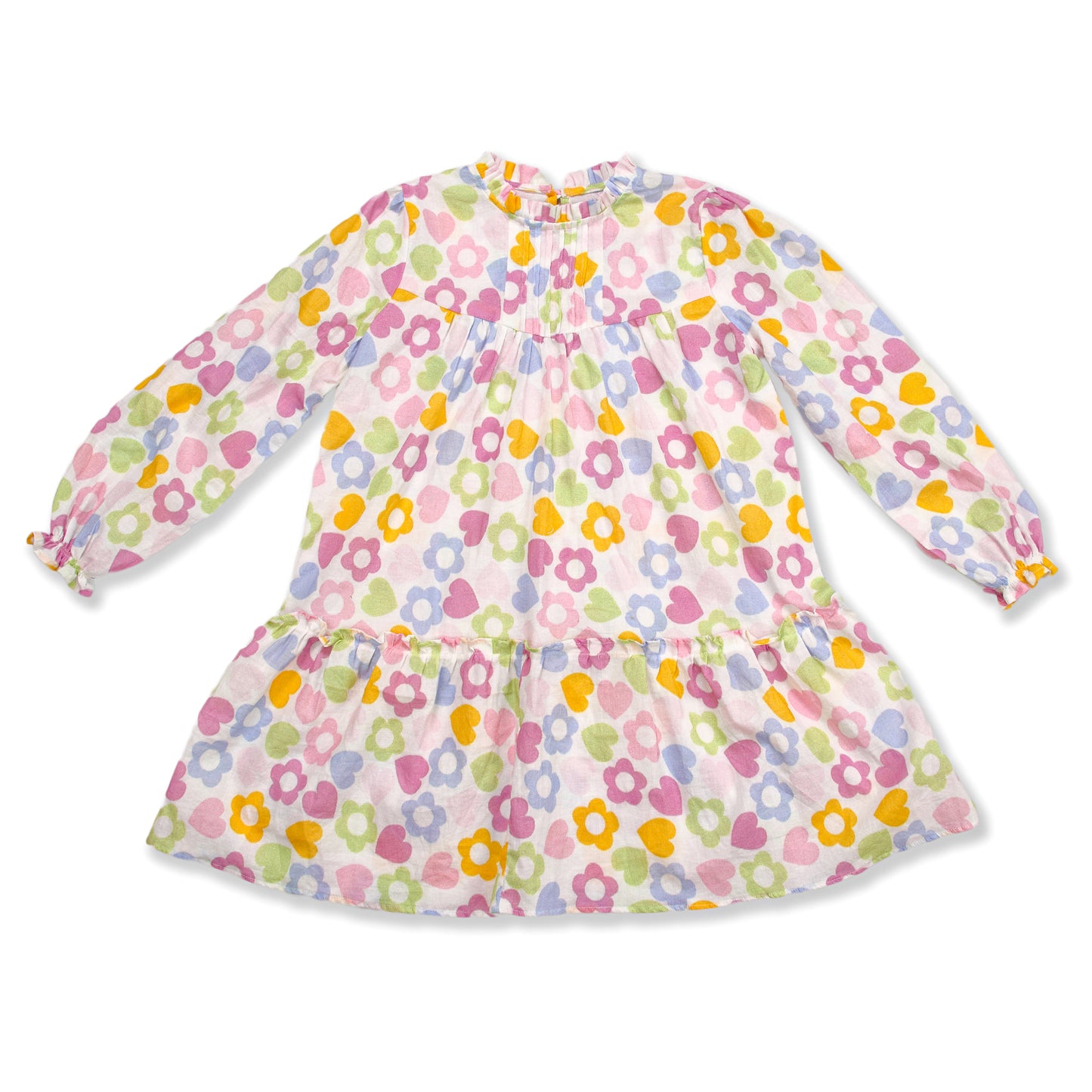 Koala White Heart Colourful A line Dress