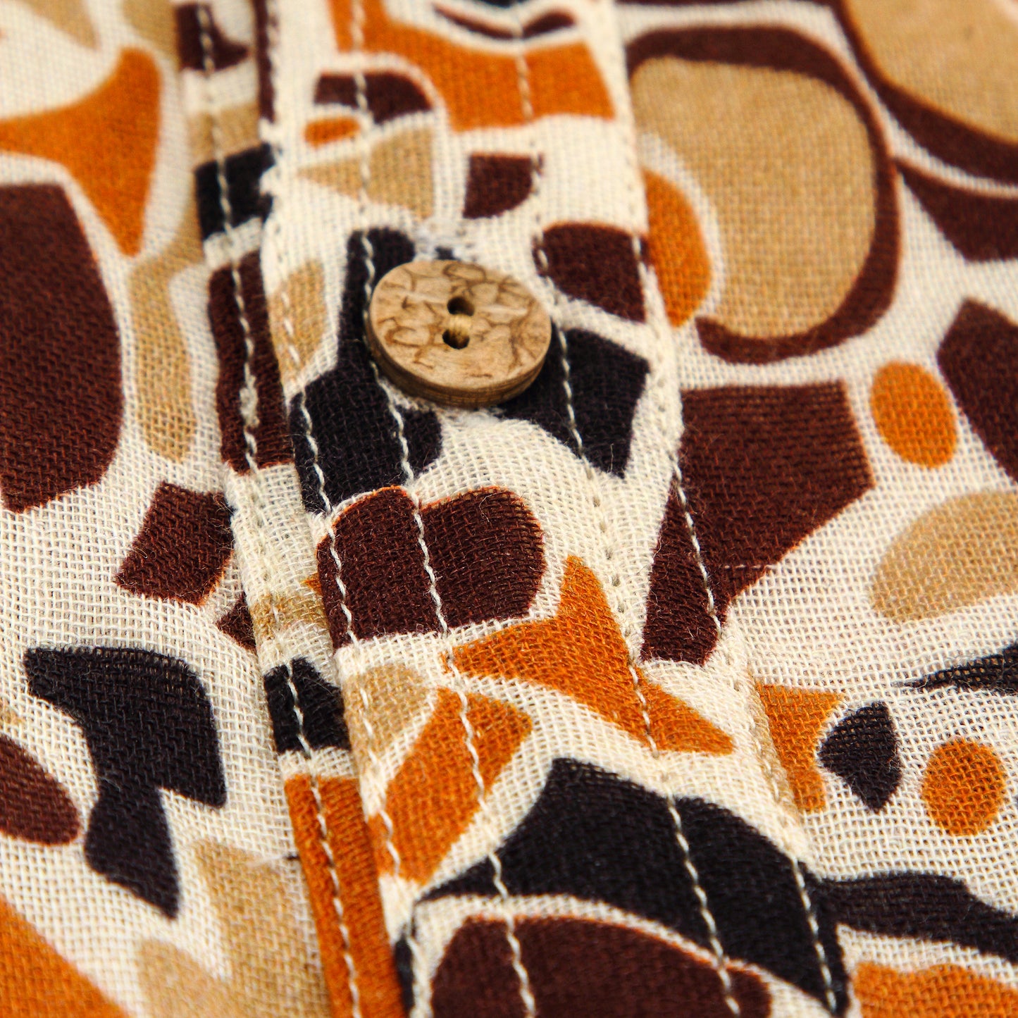 Koala Boys Abstract Print Half Sleeve Mulmul Cotton Shirt