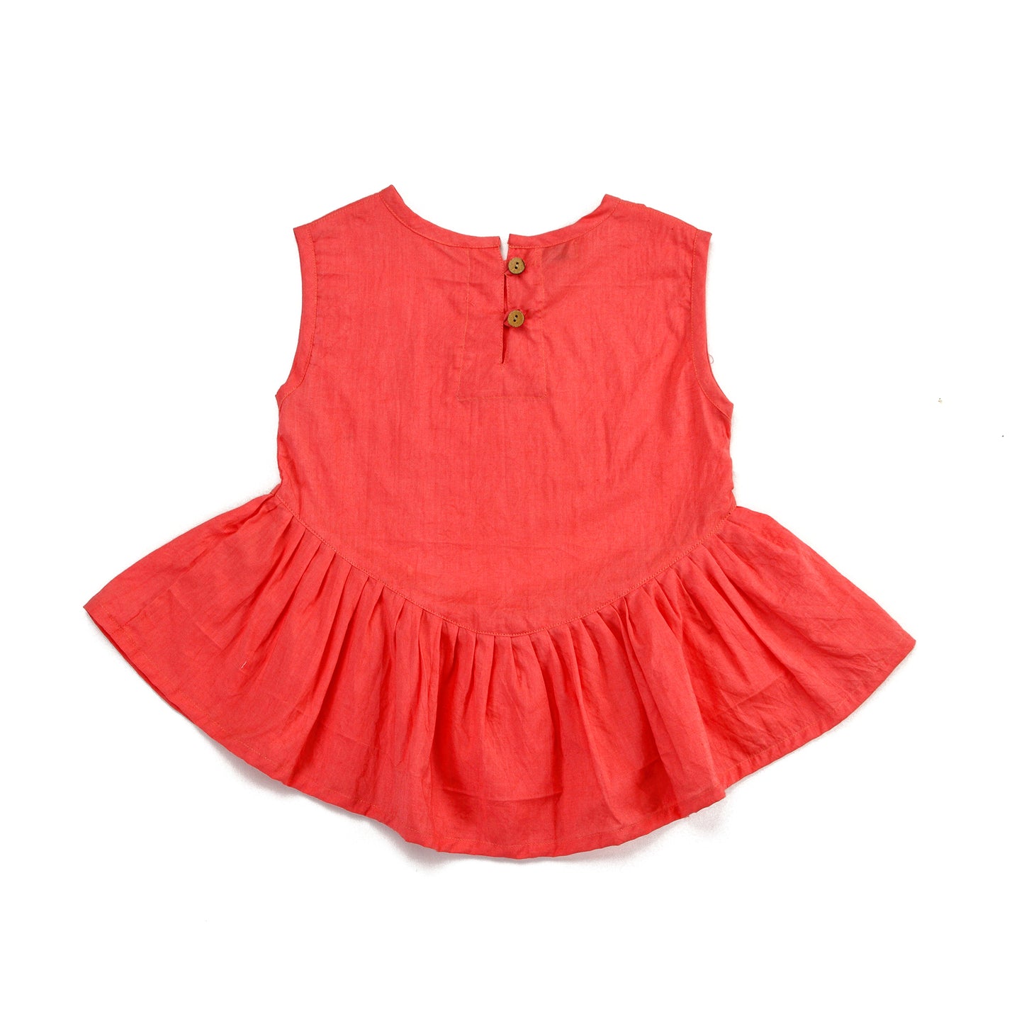 Koala Coral Charm Drop Waist Dress