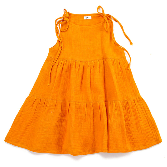 Koala Orange Tired Dress