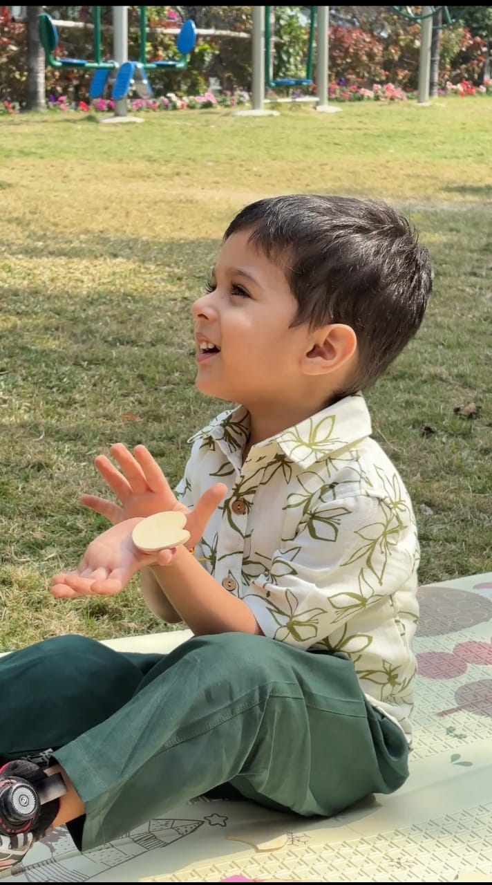 Koala Boys Olive Leaf Organic Cotton Set