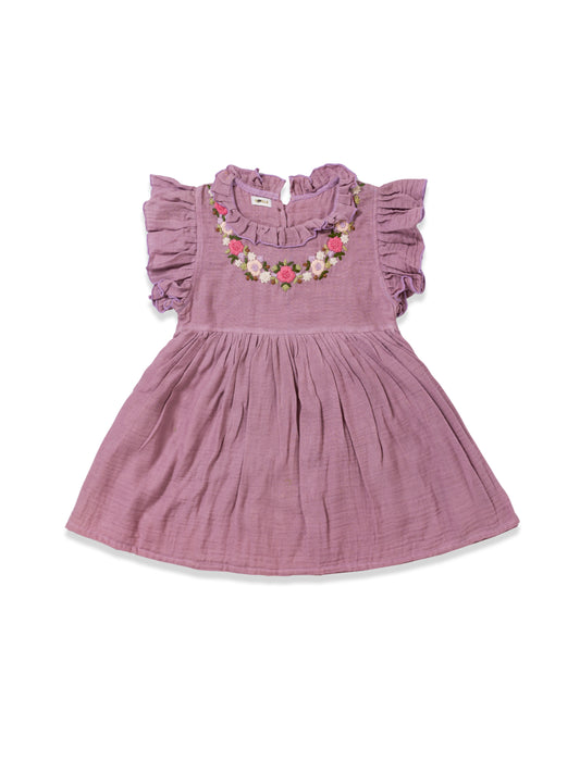 Koala Lavender Handcrafted Dress