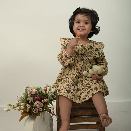 Koala Kidz Floral A - Line Dress