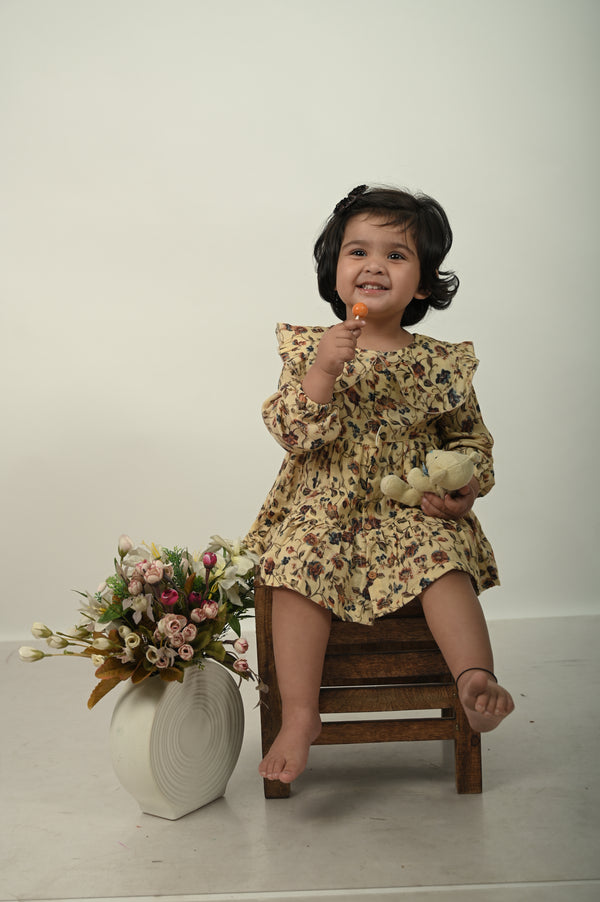 Koala Kidz Floral A - Line Dress