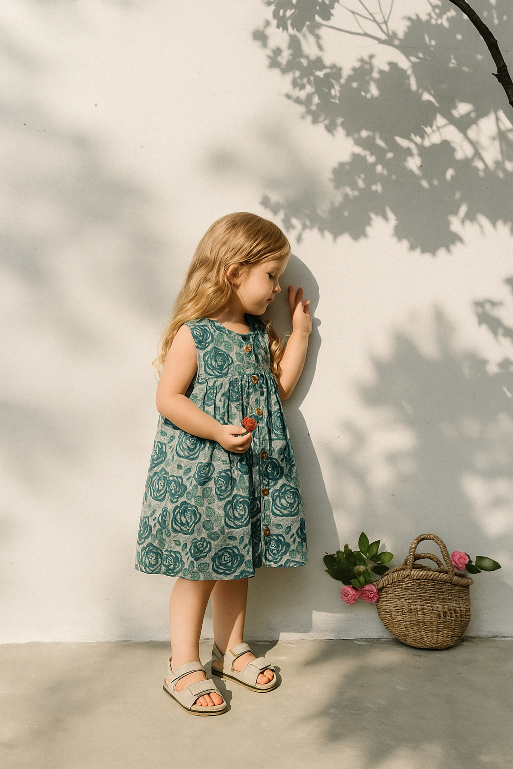 Koala Meadow Bloom Front-Open Dress