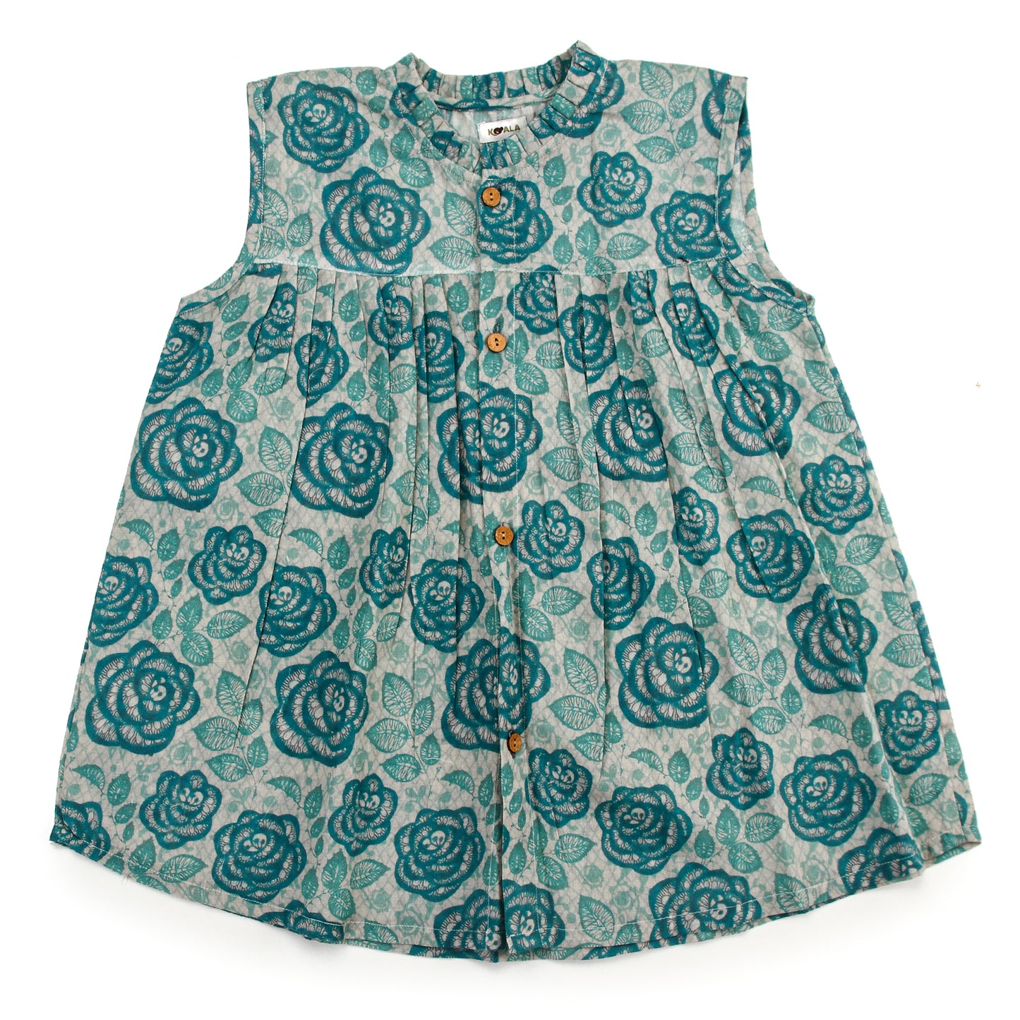 Koala Meadow Bloom Front-Open Dress