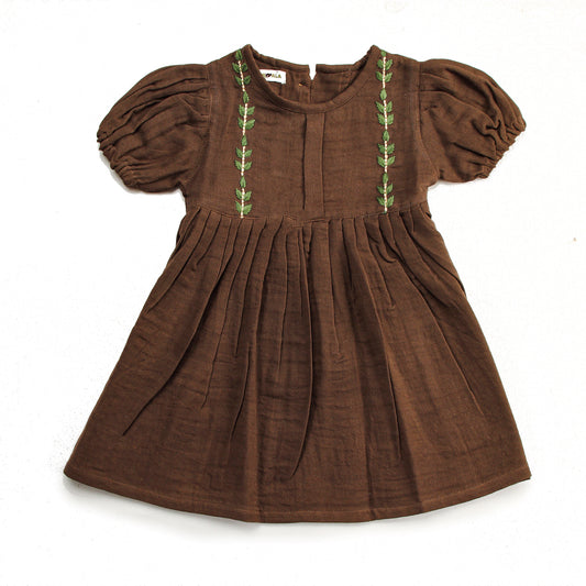 Koala Cocoa Leaf Dress