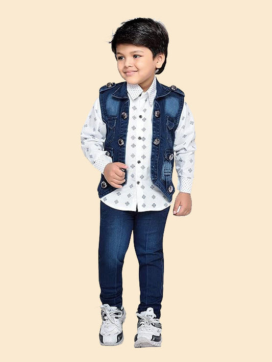 Denim Jeans Clothing Set