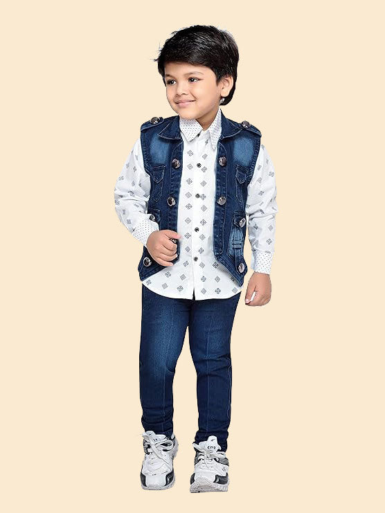 Denim Jeans Clothing Set