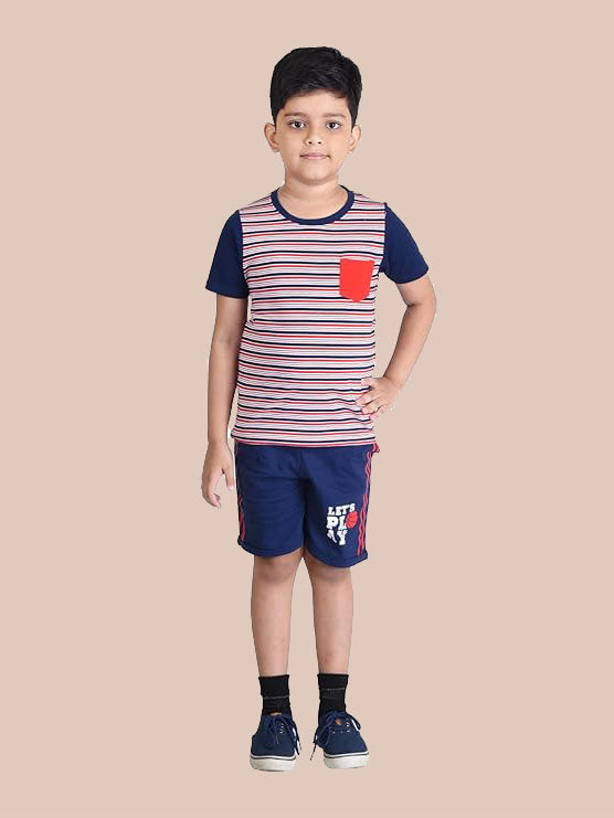 Cotton Half Sleeve T-Shirt and Shorts