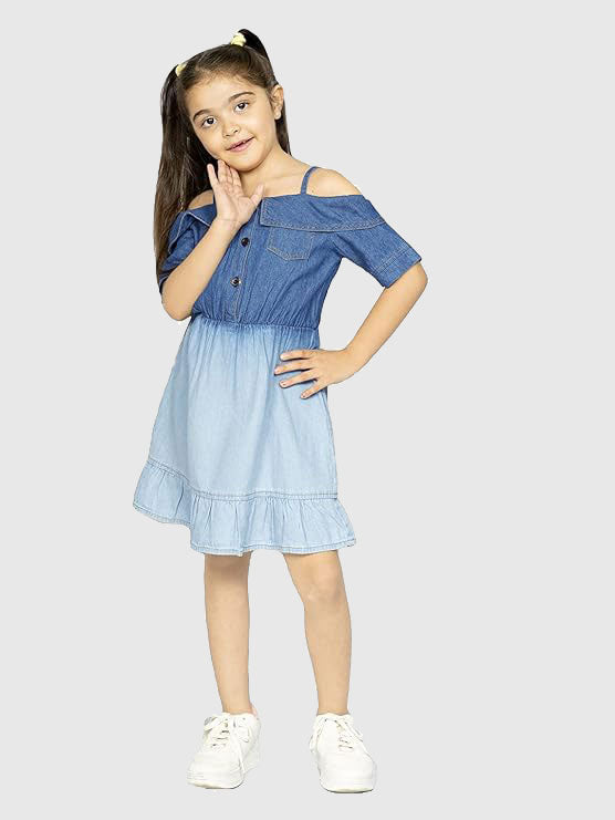 Pinafore Knee Length Dress